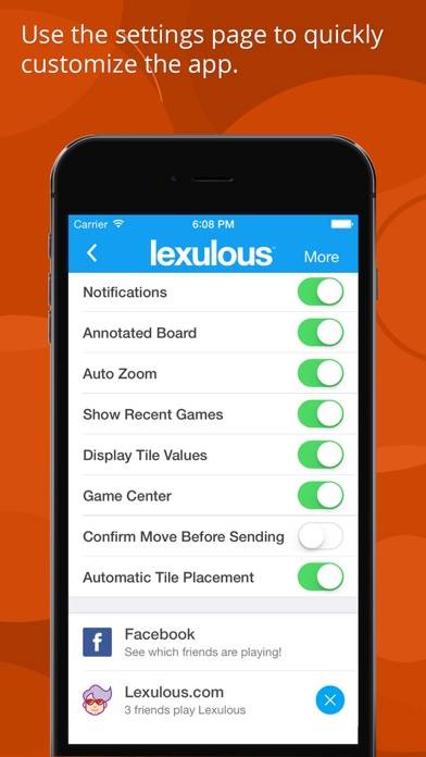 Lexulous Word Game Скриншот приложения #5