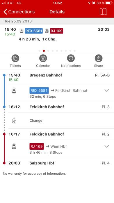 ÖBB Scotty App screenshot #3