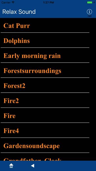 Relax Sound App screenshot #3