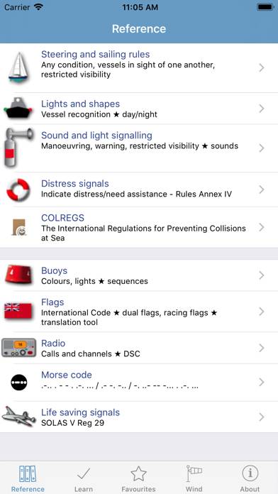 Marine Rules & Signals App skärmdump #1