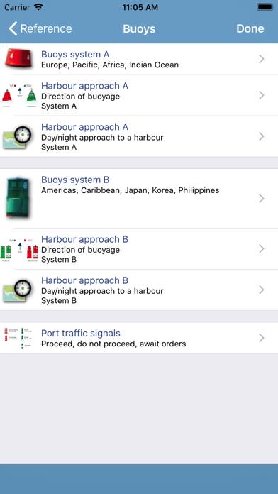 Marine Rules & Signals Captura de pantalla de la aplicación #2