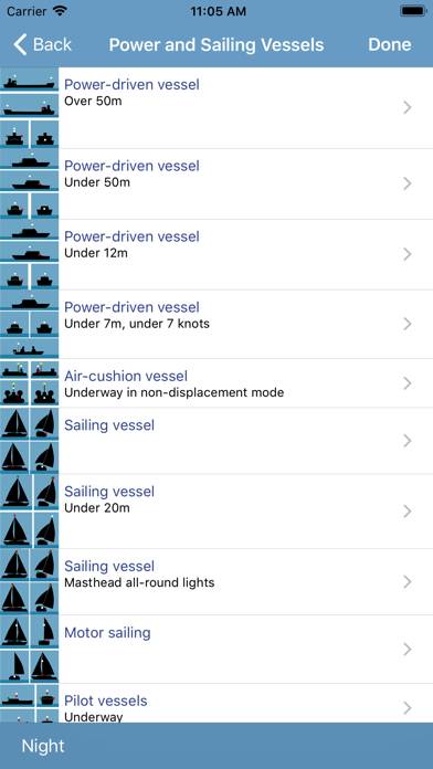 Marine Rules & Signals Captura de pantalla de la aplicación #3
