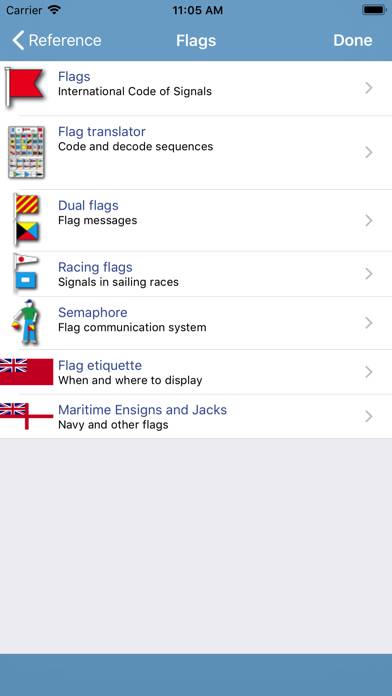 Marine Rules & Signals Captura de pantalla de la aplicación #5
