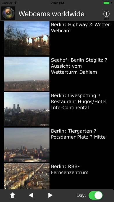 Webcams worldwide Schermata dell'app #1