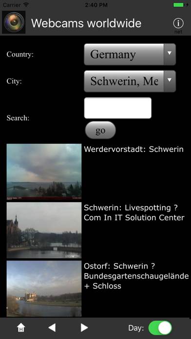 Webcams worldwide Schermata dell'app #3