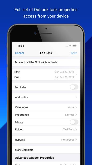 TaskTask for Outlook Tasks App screenshot #2