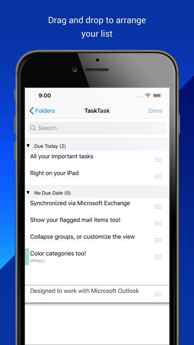 TaskTask for Outlook Tasks Capture d'écran de l'application #3