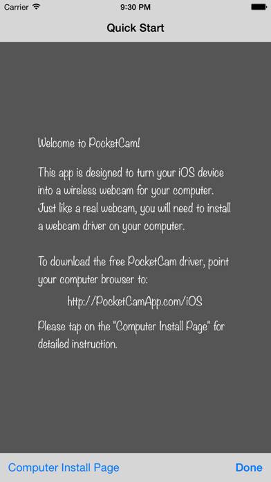 PocketCam Schermata dell'app #5