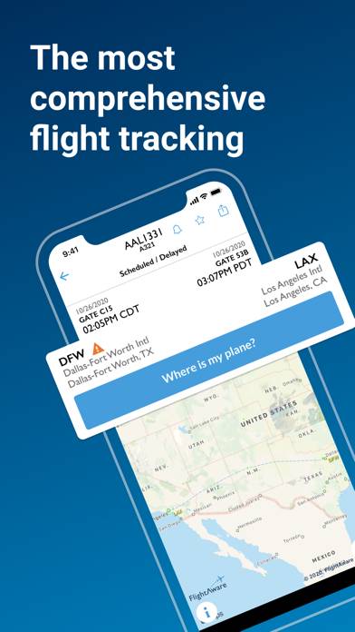 FlightAware Flight Tracker App screenshot #1