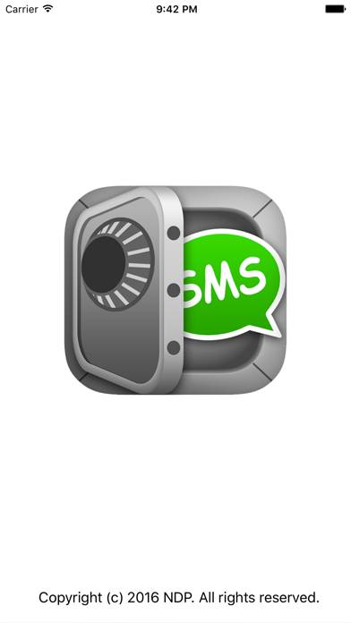 SMS Export capture d'écran