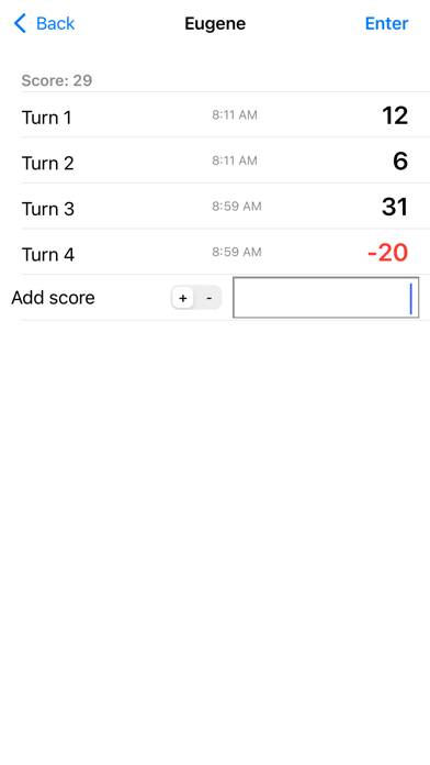 Score Keeper App screenshot #2