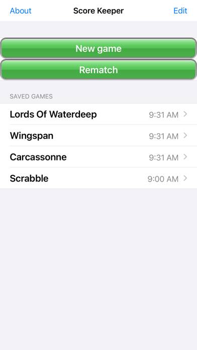 Score Keeper App screenshot #3