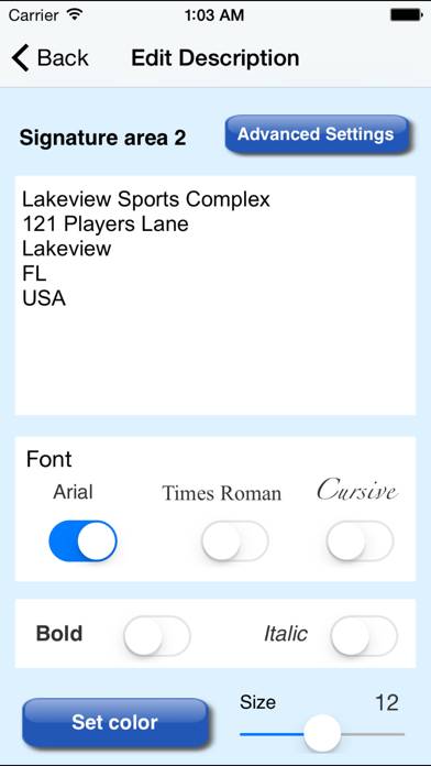 Email Signature Pro Captura de pantalla de la aplicación #4