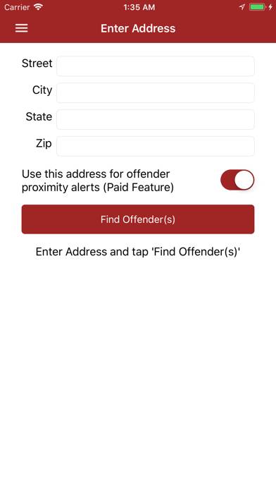 Offender Locator Capture d'écran de l'application #4