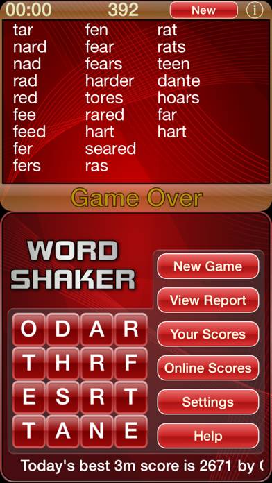 Word Shaker App skärmdump #2