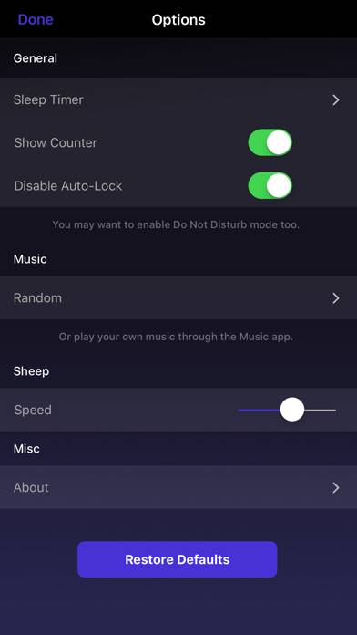 Count Sheep Captura de pantalla de la aplicación #2