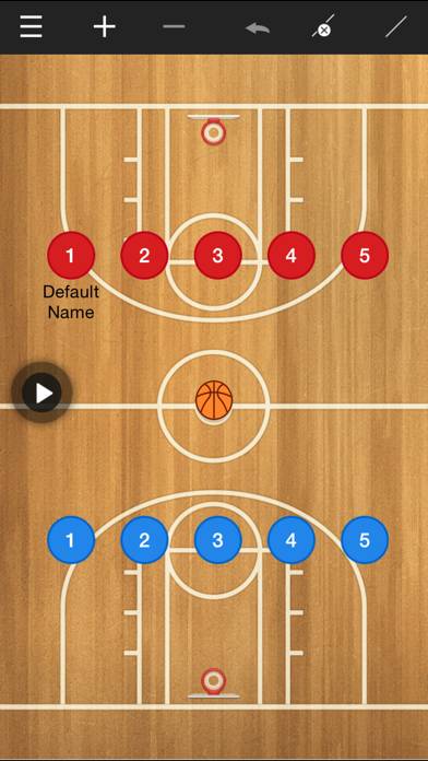 Basketball coach's clipboard Capture d'écran de l'application #1