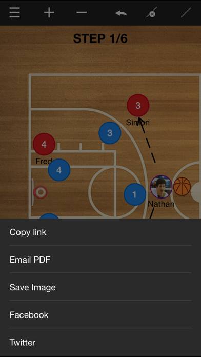 Basketball coach's clipboard Capture d'écran de l'application #4