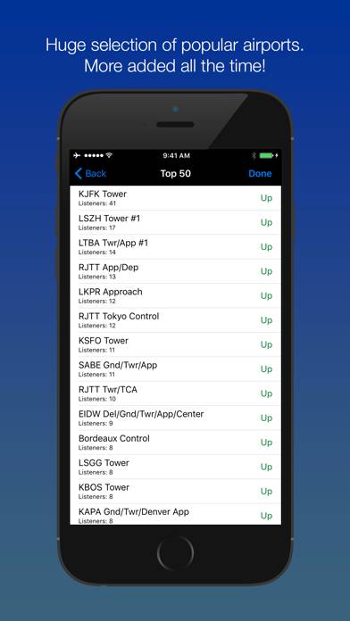 LiveATC Air Radio App-Screenshot #2