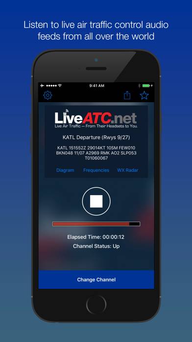 LiveATC Air Radio Uygulama ekran görüntüsü #3