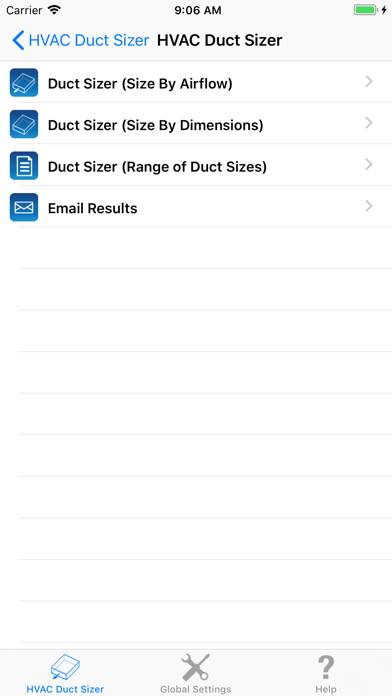 HVAC Duct Sizer Captura de pantalla de la aplicación #4