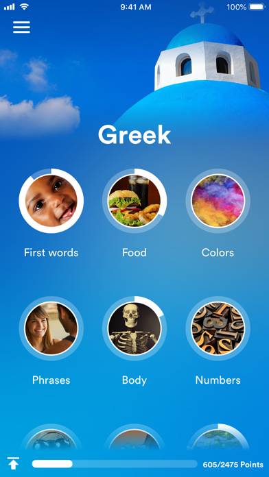 Learn Greek Captura de pantalla de la aplicación #1