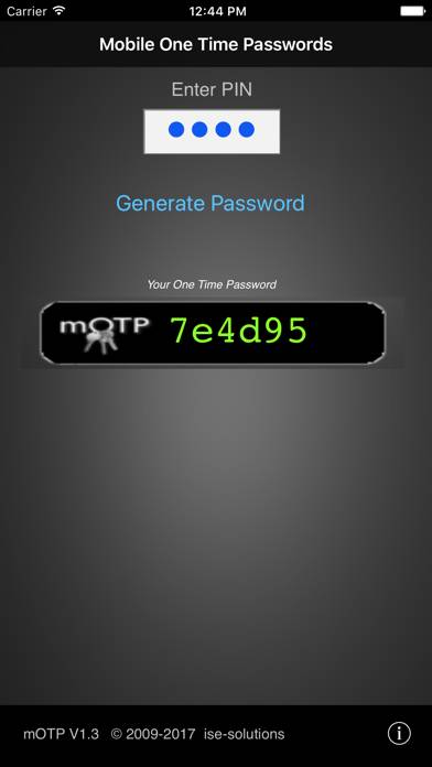 MOTP App-Screenshot #2