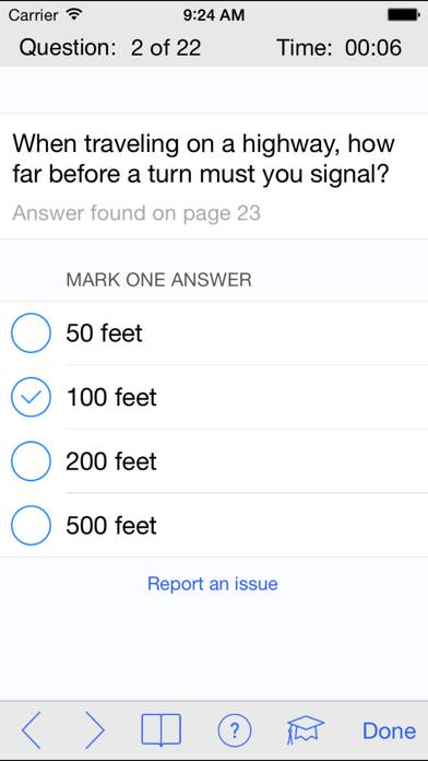 Minnesota DMV Test Prep App screenshot