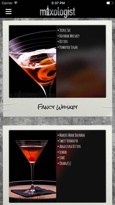 Mixologist™ Drink & Cocktail Recipes App screenshot #1