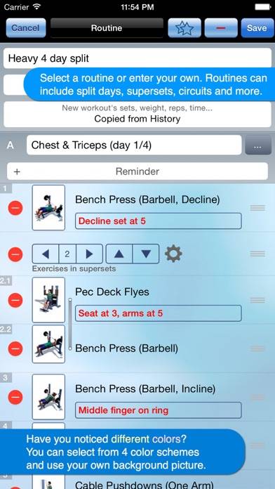 GymGoal Captura de pantalla de la aplicación #4