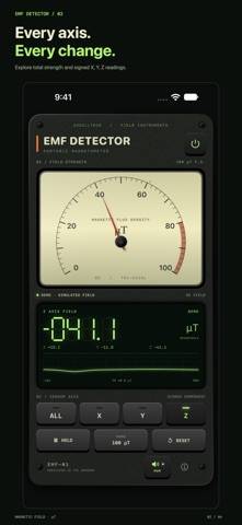EMF Detector skärmdump
