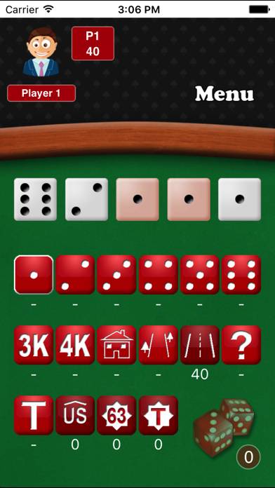 Tooples - Poker Dice Bildschirmfoto