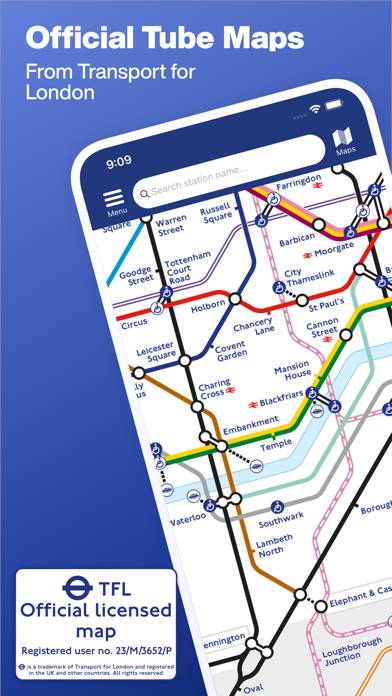 Tube Map App skärmdump #1