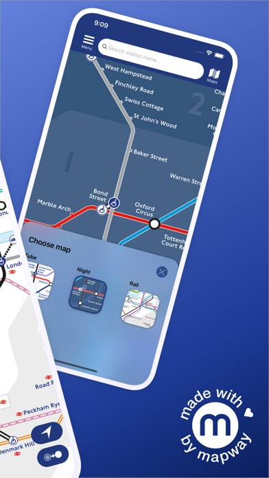 Tube Map Captura de pantalla de la aplicación #2