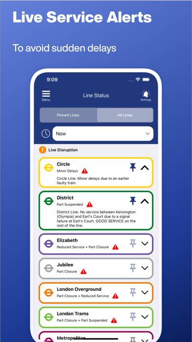 Tube Map Schermata dell'app #4