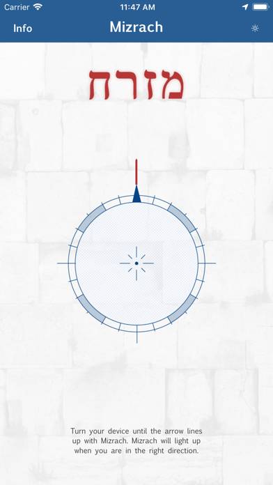 Mizrach Compass Capture d'écran de l'application #1