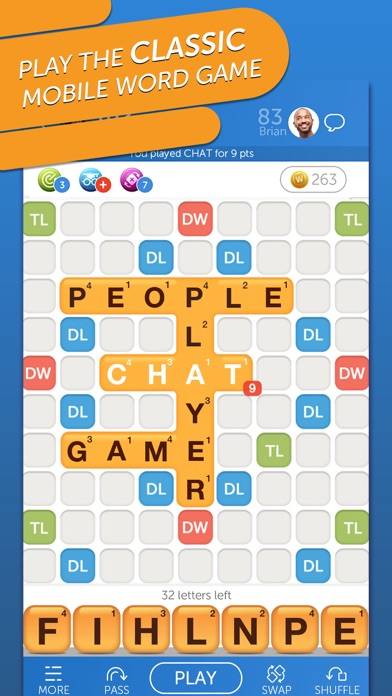 Words With Friends Classic App screenshot #1