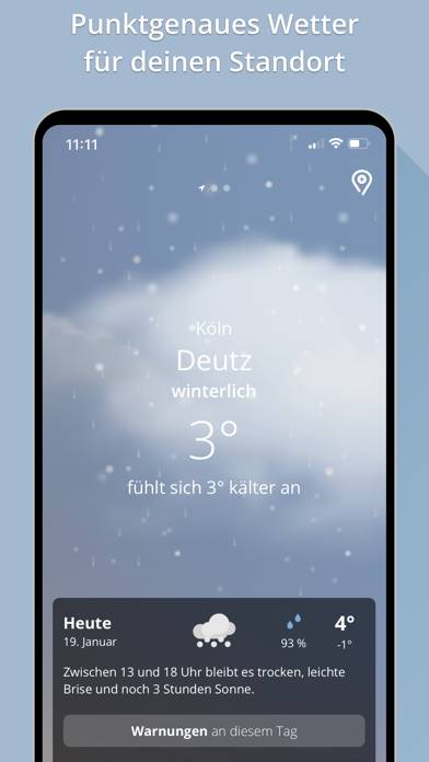 Wetter.de App-Screenshot #6