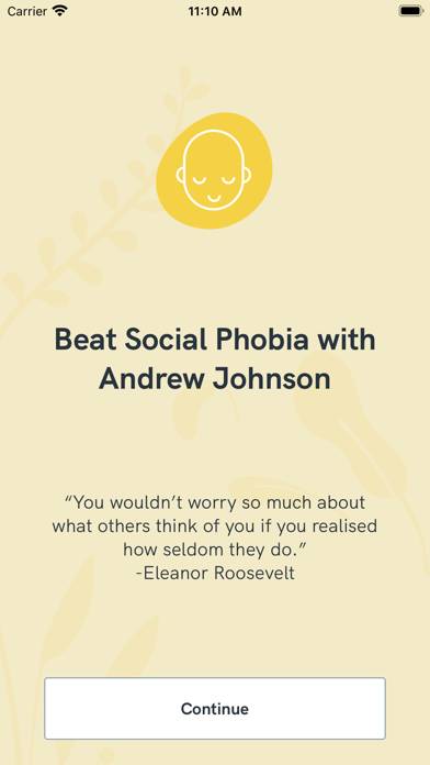 Beat Social Phobia with AJ App skärmdump #1