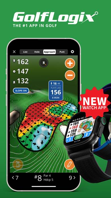 GolfLogix Golf GPS App + Watch