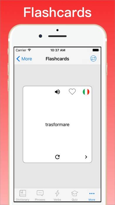 Italian Dictionary plus App skärmdump #6