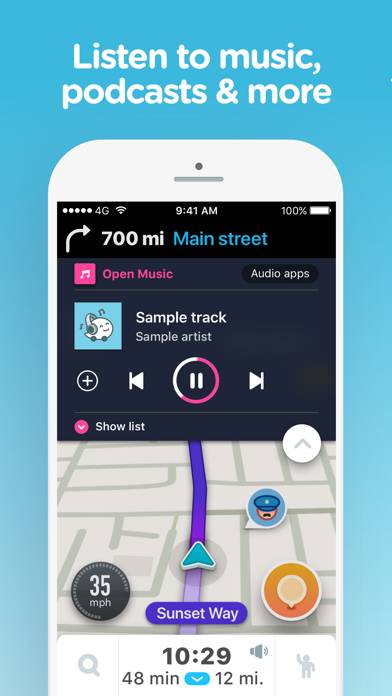 Waze Navigation & Live Traffic screenshot #4