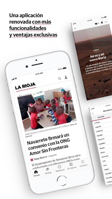 La Rioja+ captura de pantalla