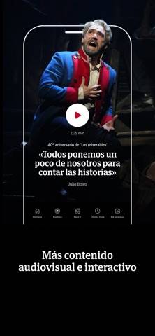 Hoy plus Captura de pantalla de la aplicación