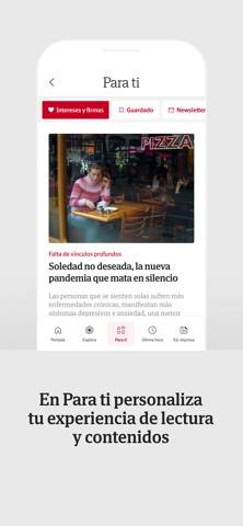 Hoy plus Captura de pantalla de la aplicación