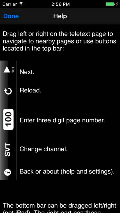 TextTV Schermata dell'app #4
