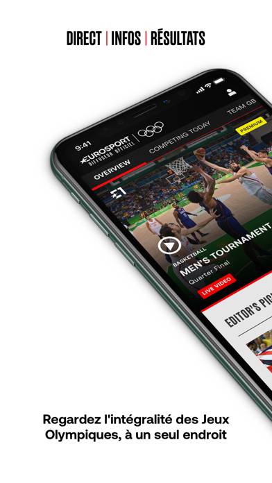 Eurosport: actualidad en vivo App skärmdump #2