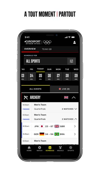 Eurosport: actualidad en vivo App skärmdump #4