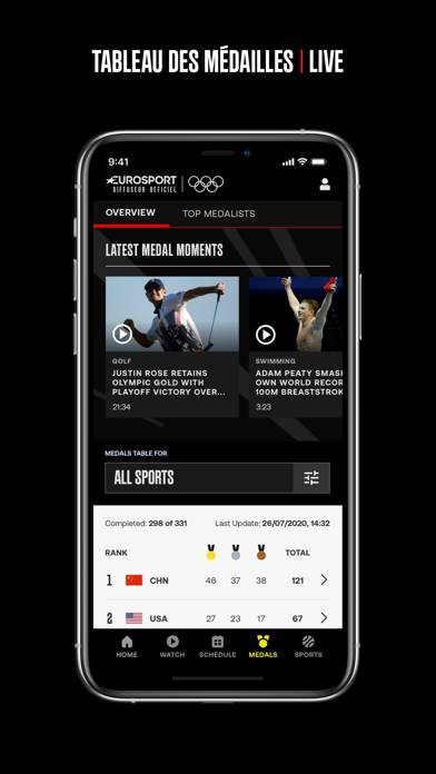 Eurosport: actualidad en vivo App skärmdump #5