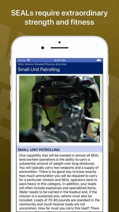 Navy SEAL Fitness Schermata dell'app #2